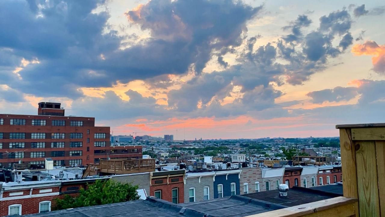 The Blue House! Modern+ Rooftop Deck+ Parking Baltimore Kültér fotó